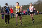 Bronwen Owen (Scarborough) and Rosie Johnson (LIverpool Penbroke) during the under-17 womens Northern Cross Country Champs, Knowsley Safari Park. Photo: David T. Hewitson/Sports for All Pics